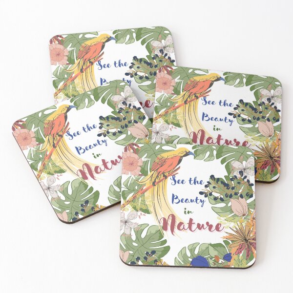 Item preview, See the Beauty in Nature, bird, flowers, foliage designed and sold by zanybay.