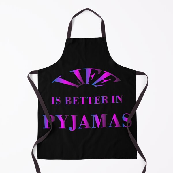 Item preview, Life is better in pyjamas colorful typography designed and sold by Type-Design.