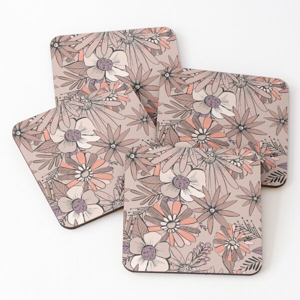 Item preview, Retro Doodle Wildflowers designed and sold by Sketchbook Designs.