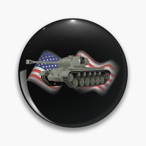Item preview, Patriotic M26 Pershing American WW2 Heavy Tank  designed and sold by NorseTech.