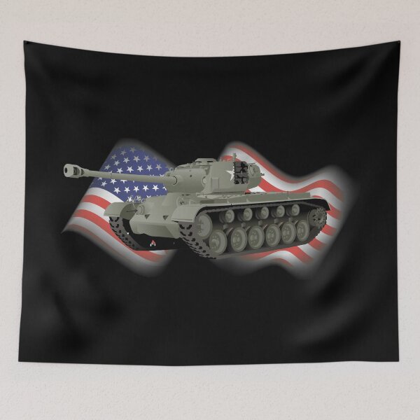 Item preview, Patriotic M26 Pershing American WW2 Heavy Tank  designed and sold by NorseTech.