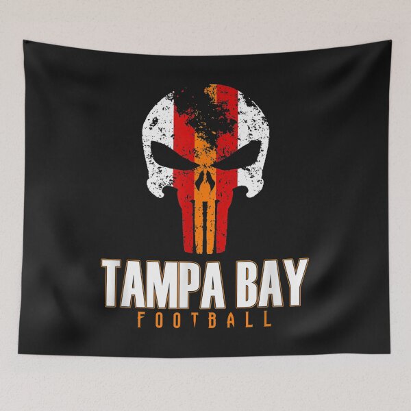Item preview, Tampa Bay Varsity Style Retro Football Skull  designed and sold by Lukifo-Caster.