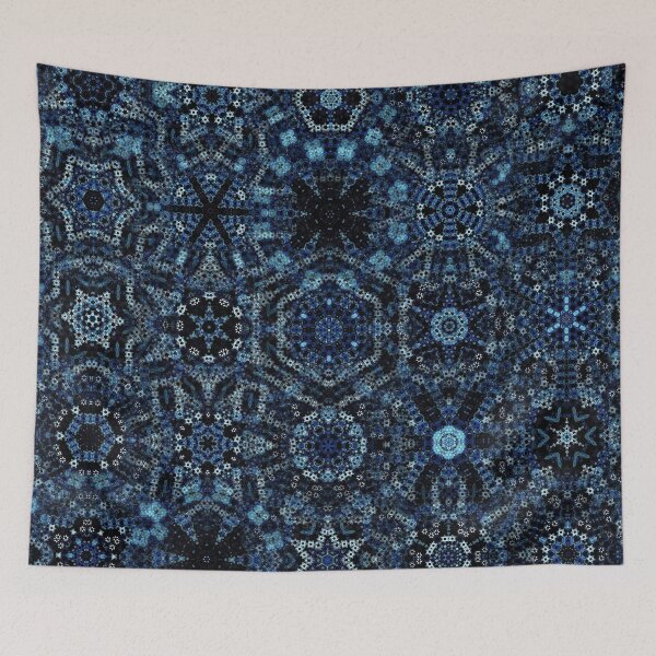 Item preview, blue mandala pattern designed and sold by haroulita.