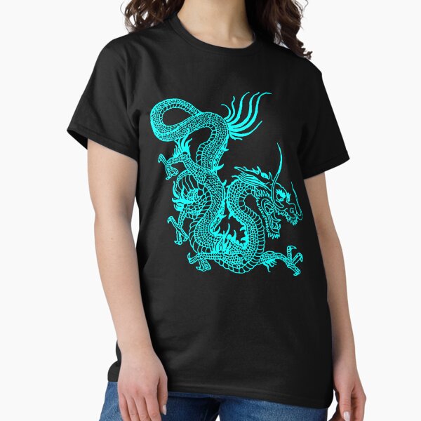 Item preview, Turquoise Chinese Dragon designed and sold by EddieBalevo.