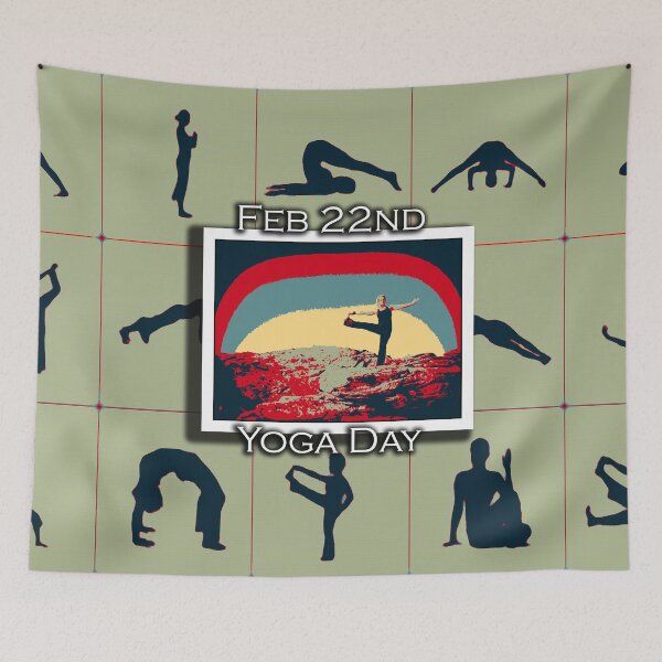 Item preview, I LOVE INTERNATIONAL YOGA DAY designed and sold by REALDesign-Shop.