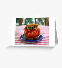 The Tomato Lover's BLT Greeting Card
