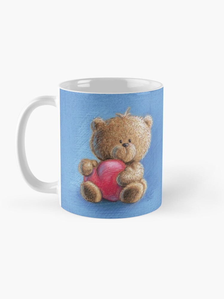 Cute Bear Mug, Animal Mug, Kawaii Mug, Clown Bear Mug, Gift for