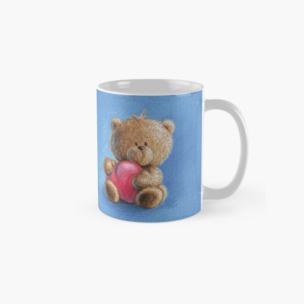 Cute Bear Mug, Animal Mug, Kawaii Mug, Clown Bear Mug, Gift for