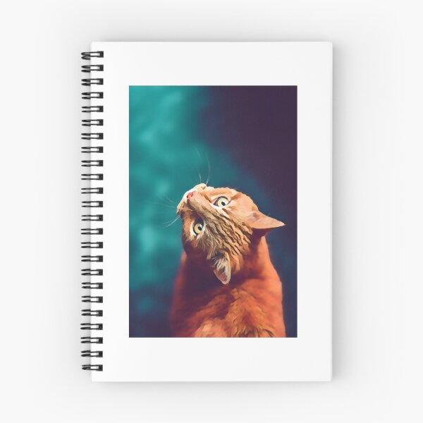 Aperçu de l'œuvre Peinture d'un chat orange créée et vendue par ShipShapeShirts.