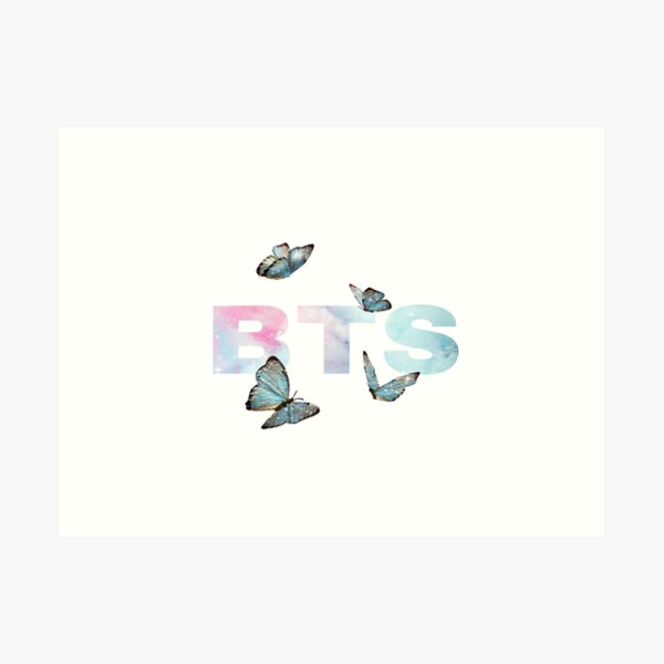 bts logo mariposa Lámina artística