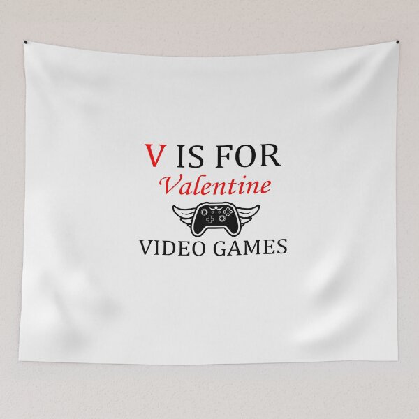 Item preview,  V is for valentine video games designed and sold by shaakir.