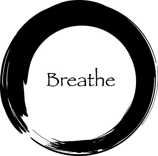 "Breathe Symbol of Zen" Photographic Print by cinn Redbubble