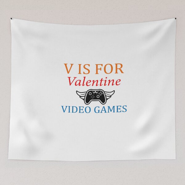 Item preview, V is for valentine video games designed and sold by shaakir.