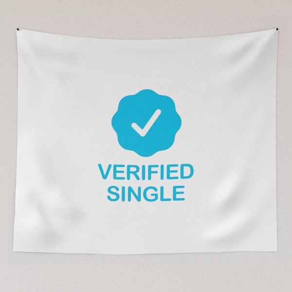 Item preview, Verified Single with Blue Checkmark designed and sold by ClickForMore.