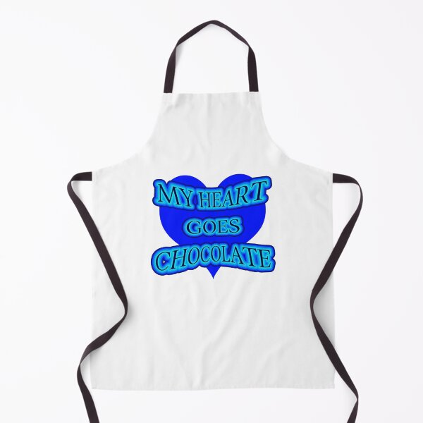 Item preview, My Heart Goes Chocolate Blue designed and sold by Moonyflower.