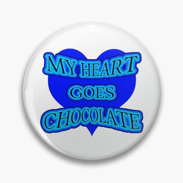Item preview, My Heart Goes Chocolate Blue designed and sold by Moonyflower.