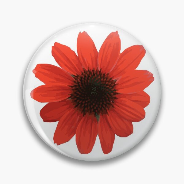 Item preview, Red Orange Coneflower designed and sold by AmyWhy.