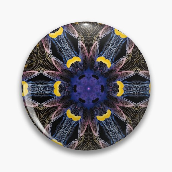 Item preview, floral mandala blue purple designed and sold by haroulita.