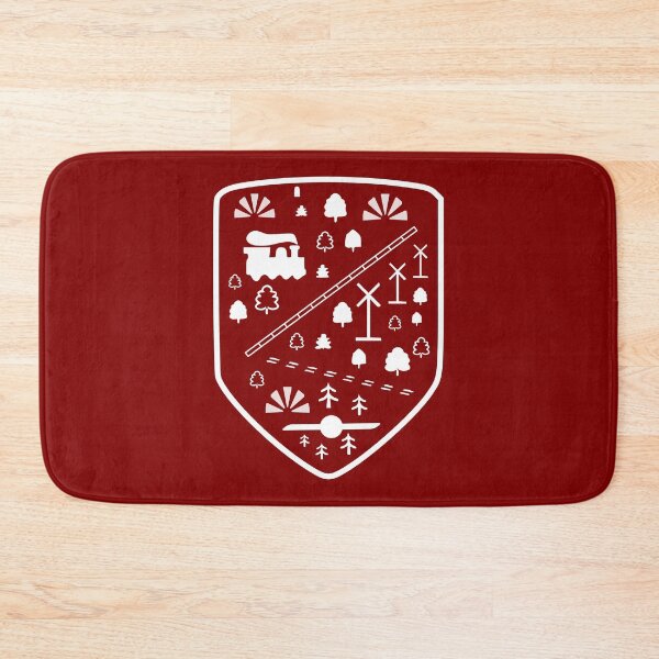Item preview, Train Journey Map Shield designed and sold by TreacleMustard.