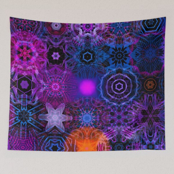 Item preview, blue purple mandala pattern designed and sold by haroulita.