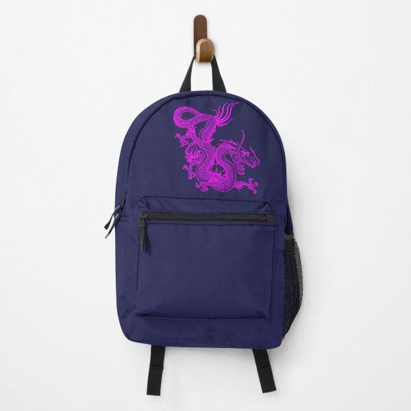 Item preview, Fuchsia Chinese Dragon - Navy designed and sold by EddieBalevo.