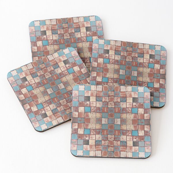 Item preview, Distressed Terracotta Tile surface / pattern designed and sold by Colette van der Wal.
