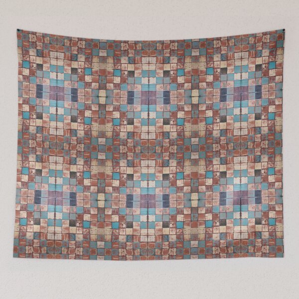 Item preview, Distressed Terracotta Tile surface / pattern designed and sold by Colette van der Wal.