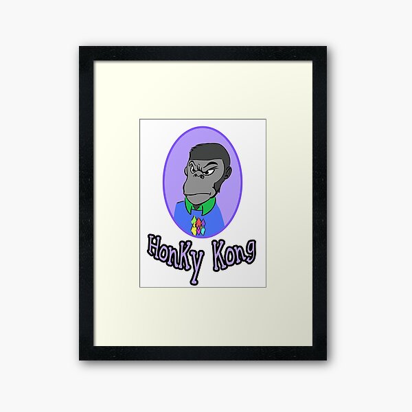 Honkey Kong Framed Art Print