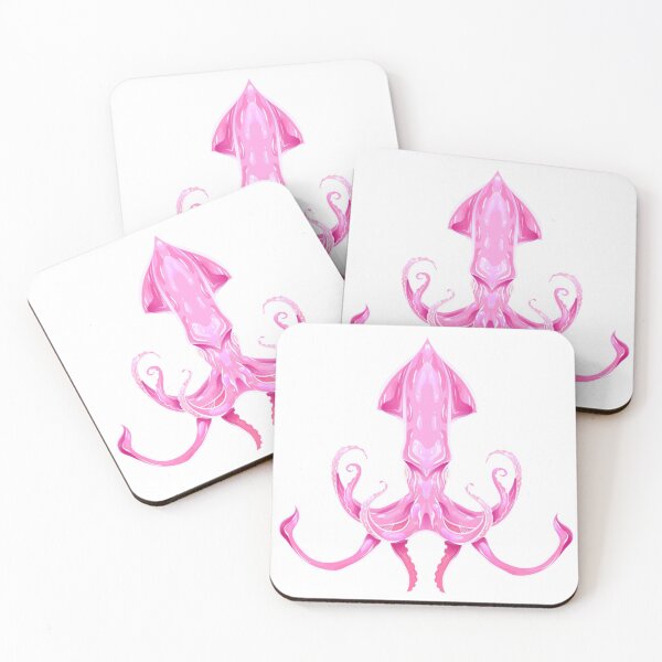 Item preview, Pink squid designed and sold by Veleri.