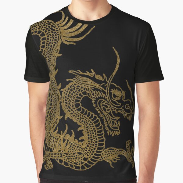 Aperçu de l'œuvre Dragon chinois doré créée et vendue par EddieBalevo.