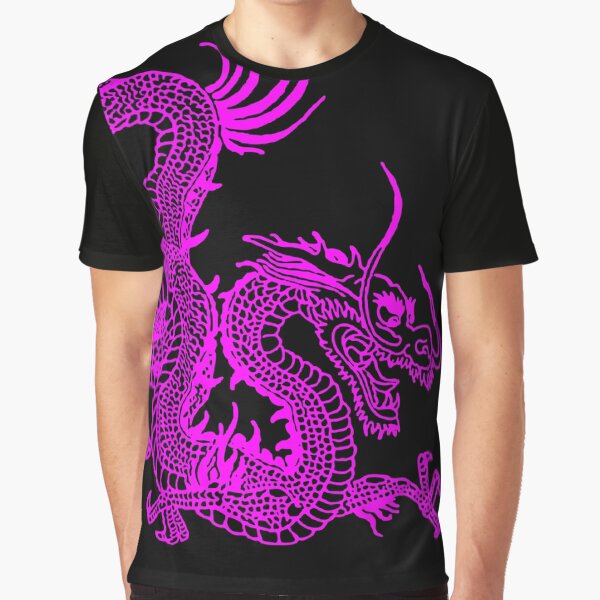 Aperçu de l'œuvre Dragon Chinois Fuchsia créée et vendue par EddieBalevo.