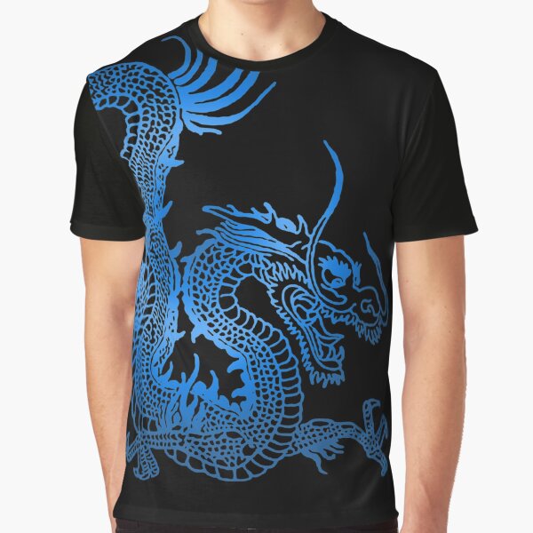 Aperçu de l'œuvre Dragon chinois bleu créée et vendue par EddieBalevo.