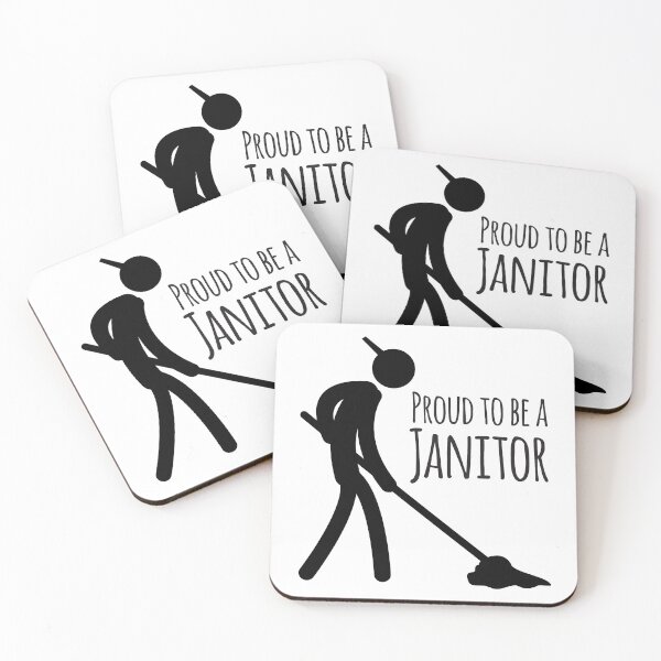 Item preview, Proud To Be A Janitor designed and sold by 4AllTimes.