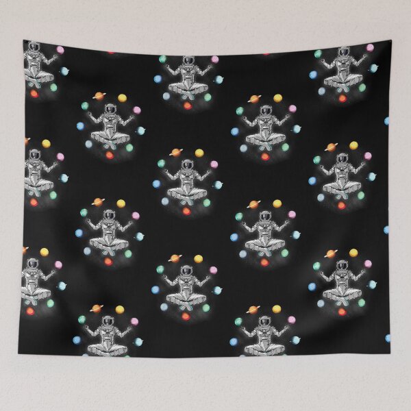 Item preview, Funny Yoga Meditating Astronaut Yogist  designed and sold by mcinnesstore.