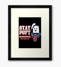 Stay Puft Marshmallow Framed Print