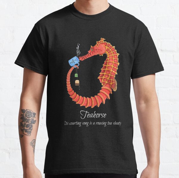 Item preview, Teahorse (for dark garments) designed and sold by IdolScribblings.