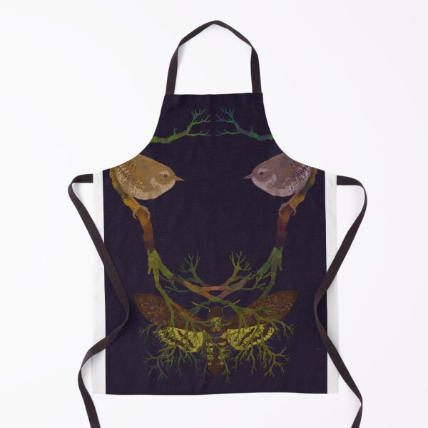 Item preview, Wrens and moth designed and sold by WildDot.