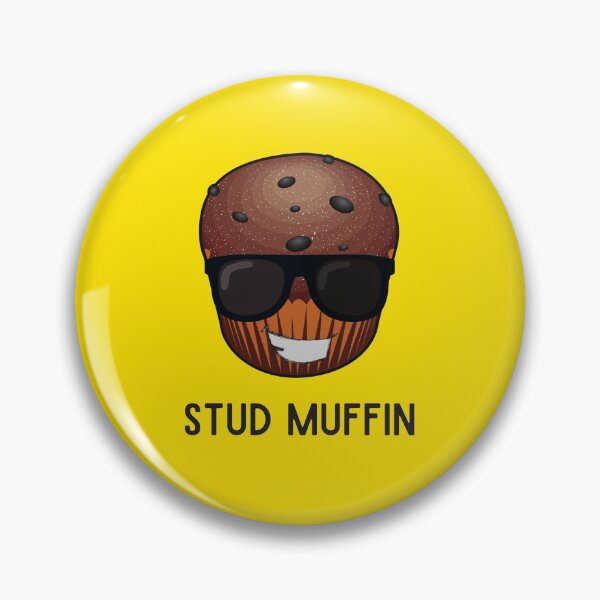 Item preview, Stud Muffin, Baking, Food Pun  designed and sold by GoodMoodFood.