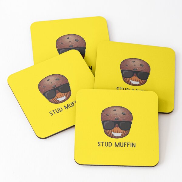 Item preview, Stud Muffin, Baking, Food Pun  designed and sold by GoodMoodFood.