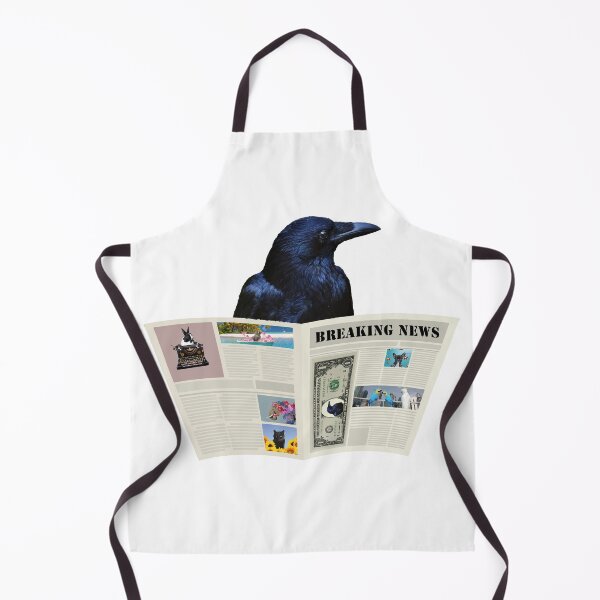 Item preview, Newspaper Breaking News Raven - Typewriter Author Journalist designed and sold by Move-Art.