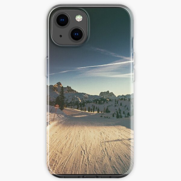 late on the ski slope iPhone Soft Case