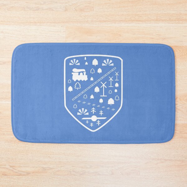 Item preview, Railway Route Map Shield designed and sold by TreacleMustard.
