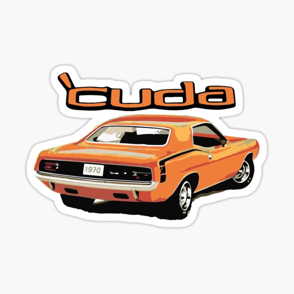 1970 Cuda 340ci Hardtop Sticker