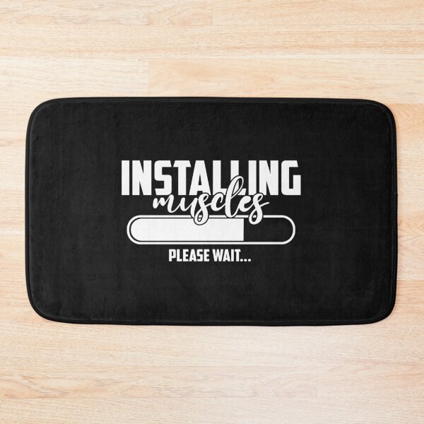 Item preview, Muscles Loading, funny gift for men & women who love lifting weights designed and sold by BRtisticDesigns.