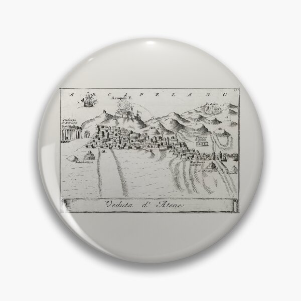 Item preview, Ancient Athens Map designed and sold by ClassicalGreece.