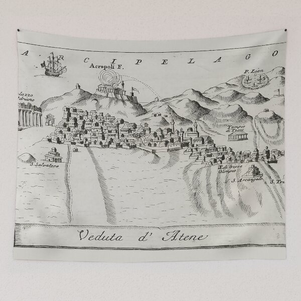 Item preview, Ancient Athens Map designed and sold by ClassicalGreece.