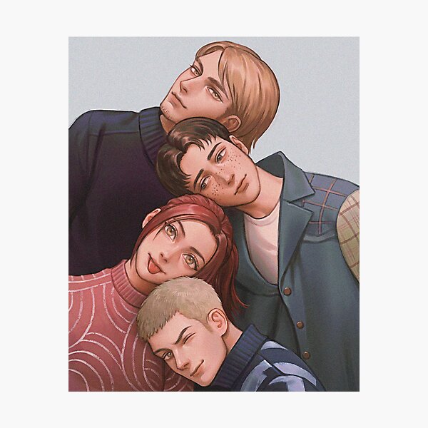 Jean, Marco, Sasha, Connie Model AU Impression photo