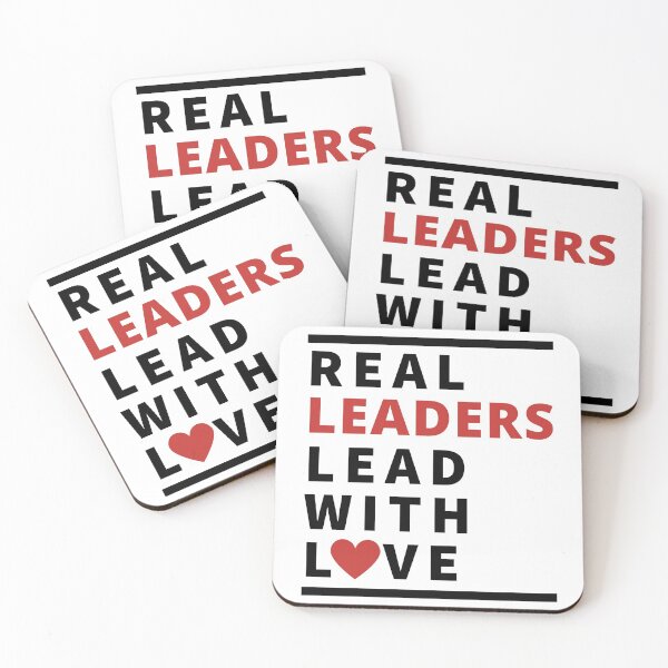 Item preview, Real Leaders Lead With Love designed and sold by Apoorv Choudhary.