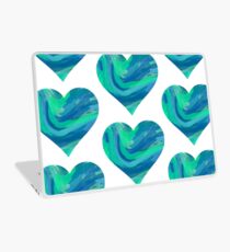 blank cool colored heart Laptop Skin