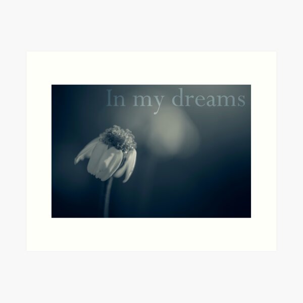 Vista previa del artículo con la obra «In my dreams», diseñado y vendido por ILODESIGNS.
